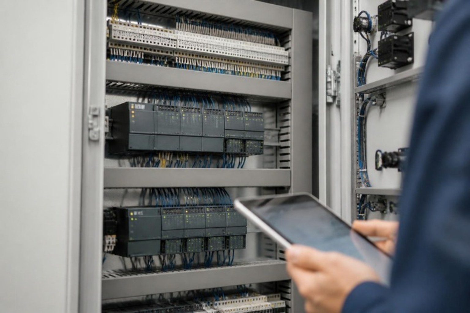 Mise en conformité décret BACS : armoire d'automates de gestion technique du bâtiment